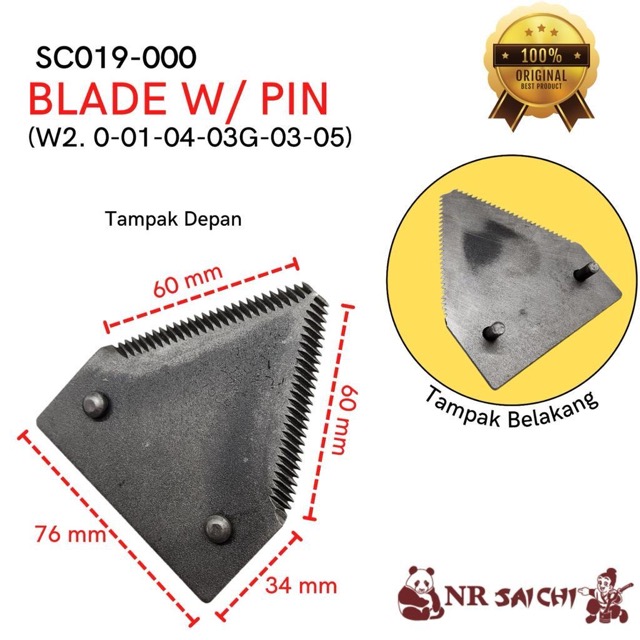 COMBINE       BLADE W/ PIN NR